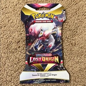 Pokemon Sword & Shield Lost Origin Booster Pack - Pink, White, Gold